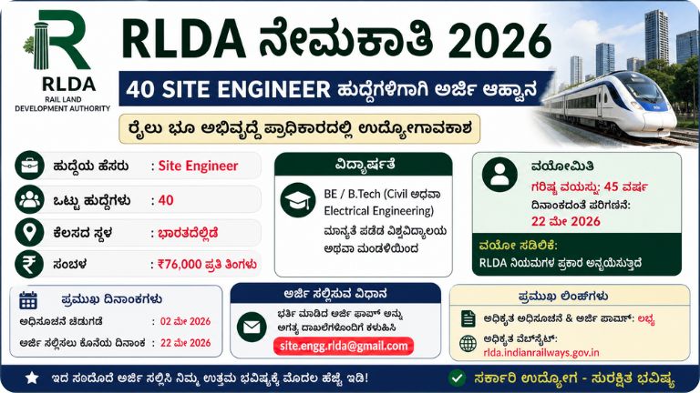 RLDA ನೇಮಕಾತಿ 2026