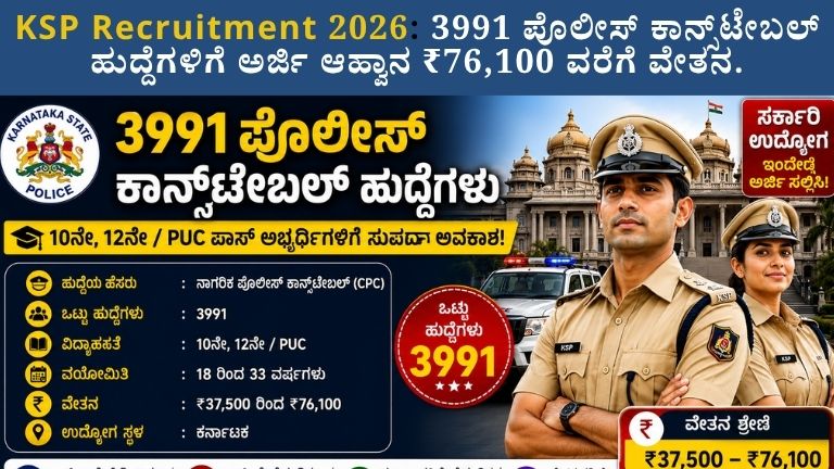 KSP Recruitment 2026
